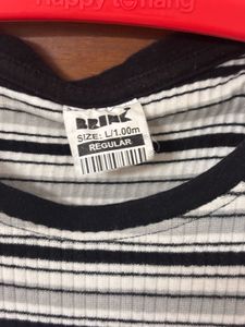 Striped Ribbed T-Shirt