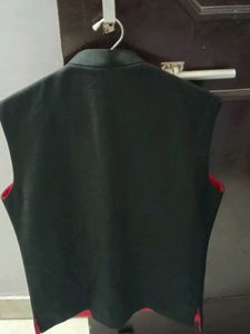 Men's Black Waistcoat