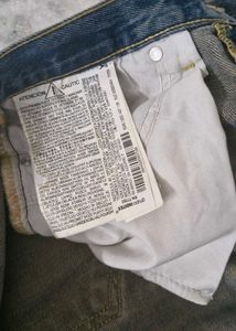 Zara Blue Wash Straight Leg Jeans