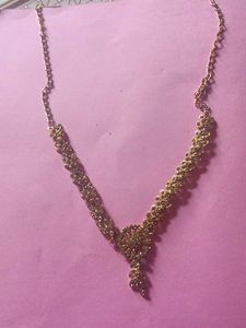 Gold-tone Necklace and Earrings Set