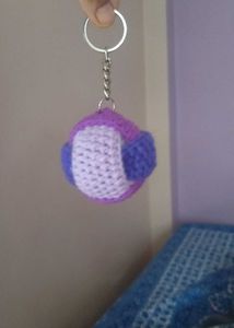 Choose one Colorful Crochet Keychain Ball