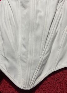 Chic White Corset Top