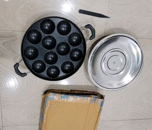 Set 2 Quantity Appam Pan &amp; Roti tawa
