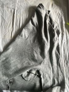 ZR Light Grey Cardigan Sweater