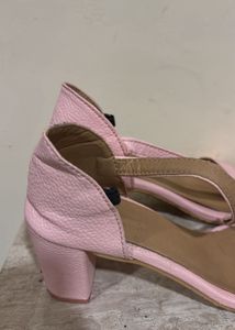 Chic Pink Block Heels
