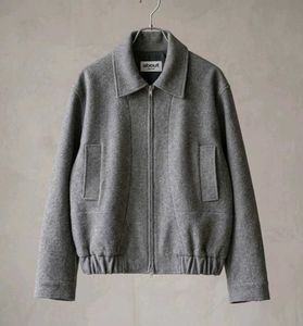 Men's Grey Bomber Jacket