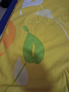 Yellow Floral Bedsheet