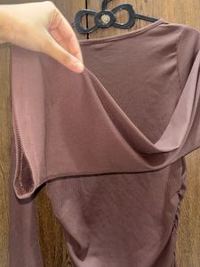 Ruched Long Sleeve Top