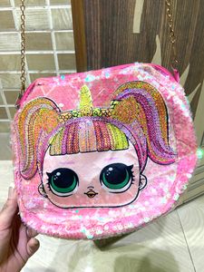 Shimmery Pink Cute Bag