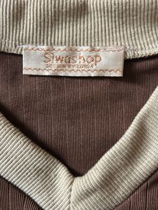 Brown Miami Crop Top