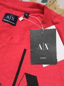 🚨 Price Drop Armani Exchange Red Graphic T-Shirt