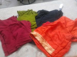 Assorted Saree Blouses - Set of 5