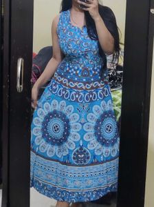 Bohemian Print Maxi Dress