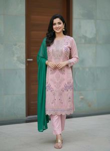 💗Premium Designer Heavy Embroidered 3pc Suit