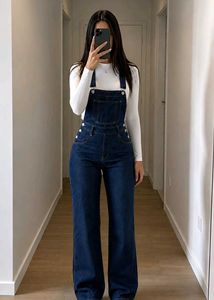 Nave blue  Denim Overalls