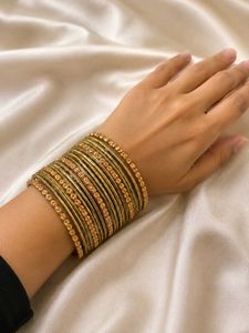 Set of Golden Bangles