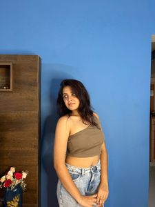 One-Shoulder Crop Top