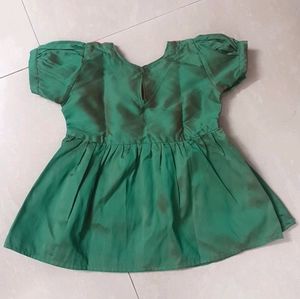 3 To 8 Month Baby Ethnic Wear Frock