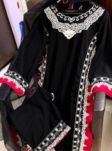 Cutout Lace Pakistani Suit
