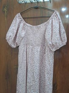 Chic Floral Print Midi Dress