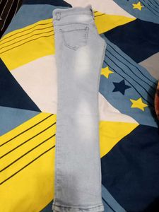 Cute Butterfly Embroidered Jeans