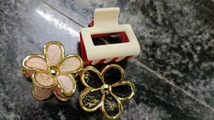 Cute Flower Hair Claw Clips