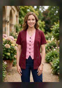 Elegant Embroidered Women's top