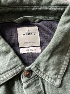 Men's Casual Green Button-Up Shirt