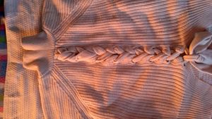 Knit Rib Stretchable High Neck Sweater.