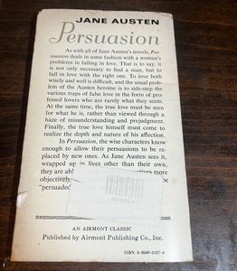 Jane Austen's Persuasion Book