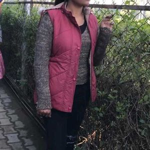 Maroon Hooded Jacket