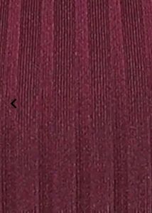 Maroon Off-Shoulder Ribbed Top