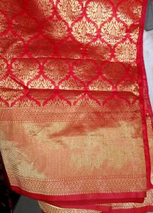Beautiful Silk Red Saree😍😍