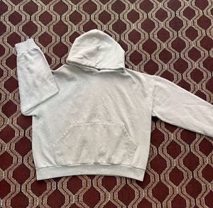 Oversized/ Boxy fit Grey Hooded Sweatshirt heavy q