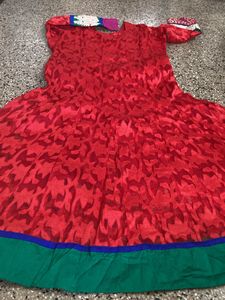New Anarkali Kurta With Damages