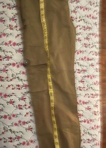 Kids' khakhi Brown Cargo Pants