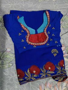saree for women with blouse size 34