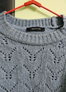 Blue Trendyol Women Sweater M SIZE