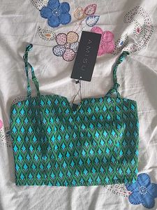 Stylish Printed Crop Top