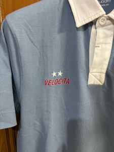 Westside Men's Blue Polo T-Shirt Relaxed Fit