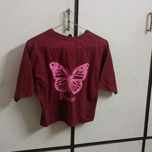 Maroon Princess Graphic Tee
