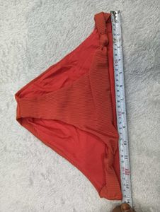 Coral Ribbed 🤎Bikini Bottom
