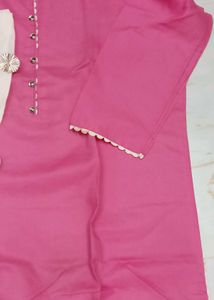 Elegant Pink Kurta garara Set