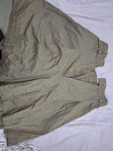 brown skorts
