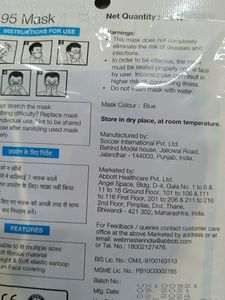 Combo Of 4 N-95 Mask..Brand New And Packed