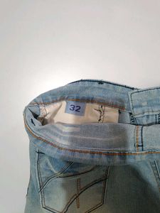 Light Wash Distressed Jeans