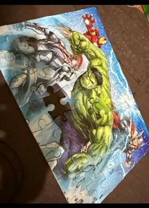 144 pieces Avengers Hulk &amp; Black Widow Puzzle