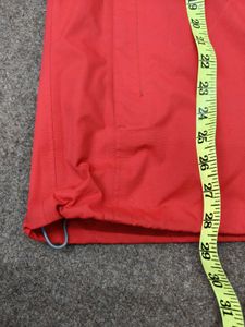 Red Hooded Rain Jacket
