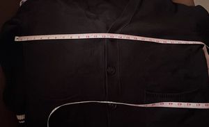 Black Striped Knit Cardigan