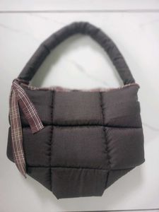 Quilted Puffer Shoulder Bag